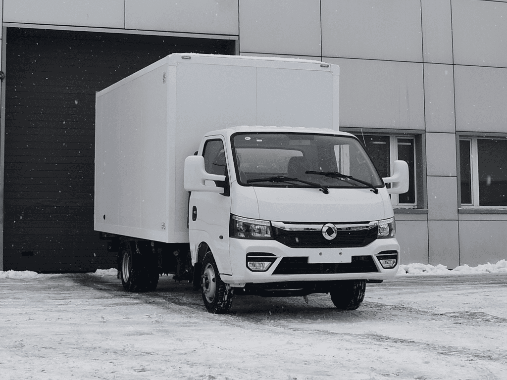 Изотермический фургон на шасси Junfeng Q35